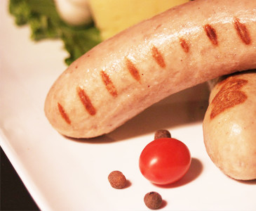 salchicha tradicional del sur de Alemania